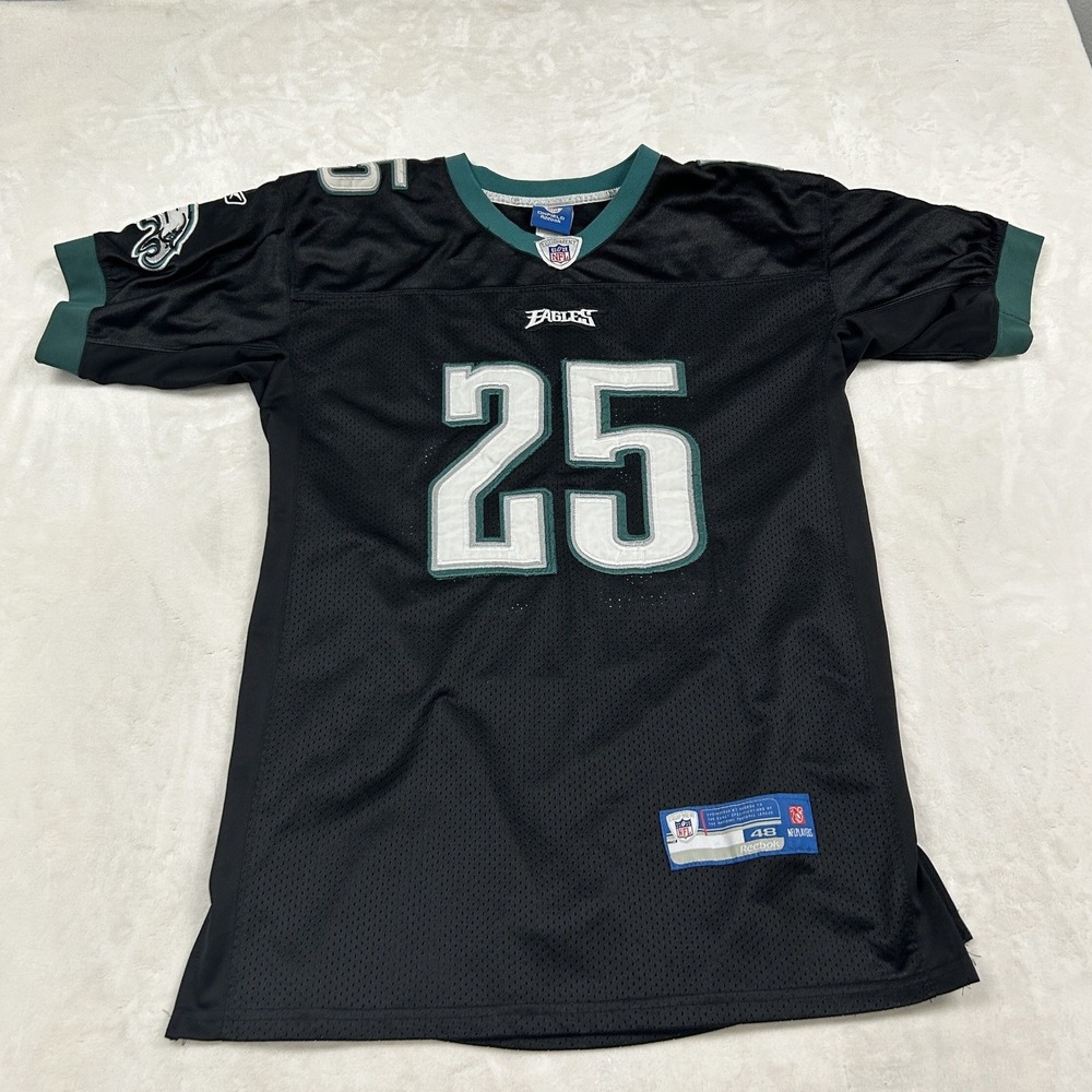Reebok Football Jersey Mens 48 Black Philly Eagles LeSean McCoy 25 Stitched